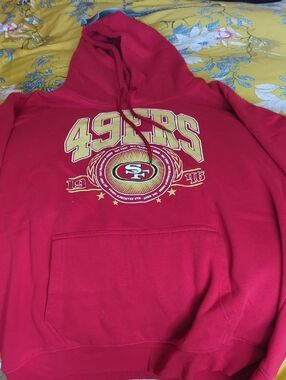 San Francisco 49ers Red Graphic Hoodie